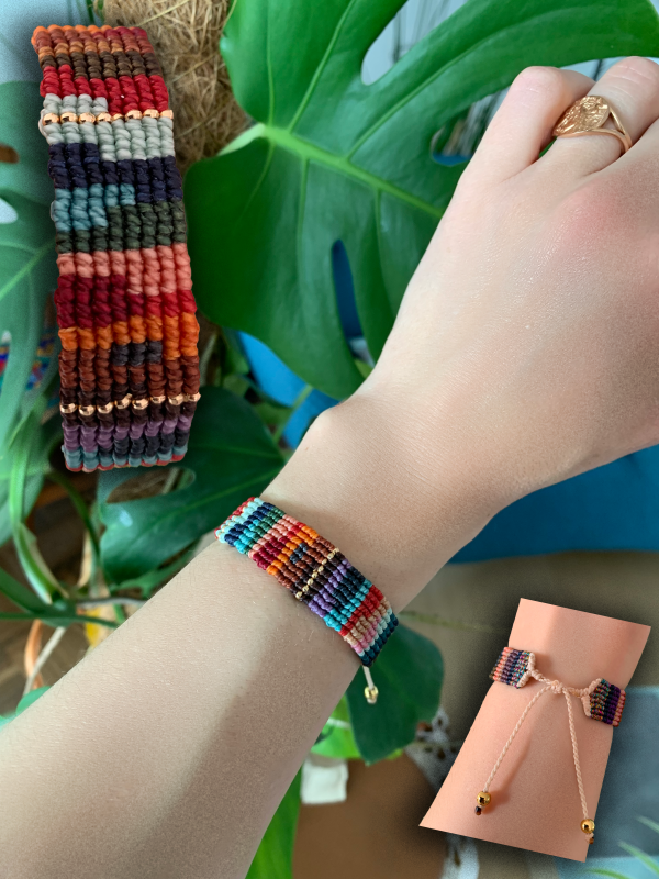 Collier récup’ vue d’ensemble Bracelet récup'